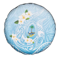 Guam Fishhook Mix Guasali Flowers Spare Tire Cover Dreaming Turquoise LT7 - Polynesian Pride