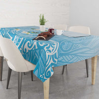 Guam Fishhook Mix Guasali Flowers Tablecloth Dreaming Turquoise LT7 - Polynesian Pride