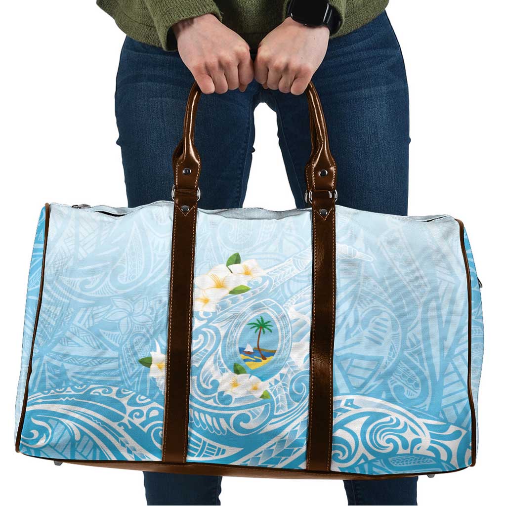 Guam Fishhook Mix Guasali Flowers Travel Bag Dreaming Turquoise