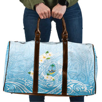 Guam Fishhook Mix Guasali Flowers Travel Bag Dreaming Turquoise