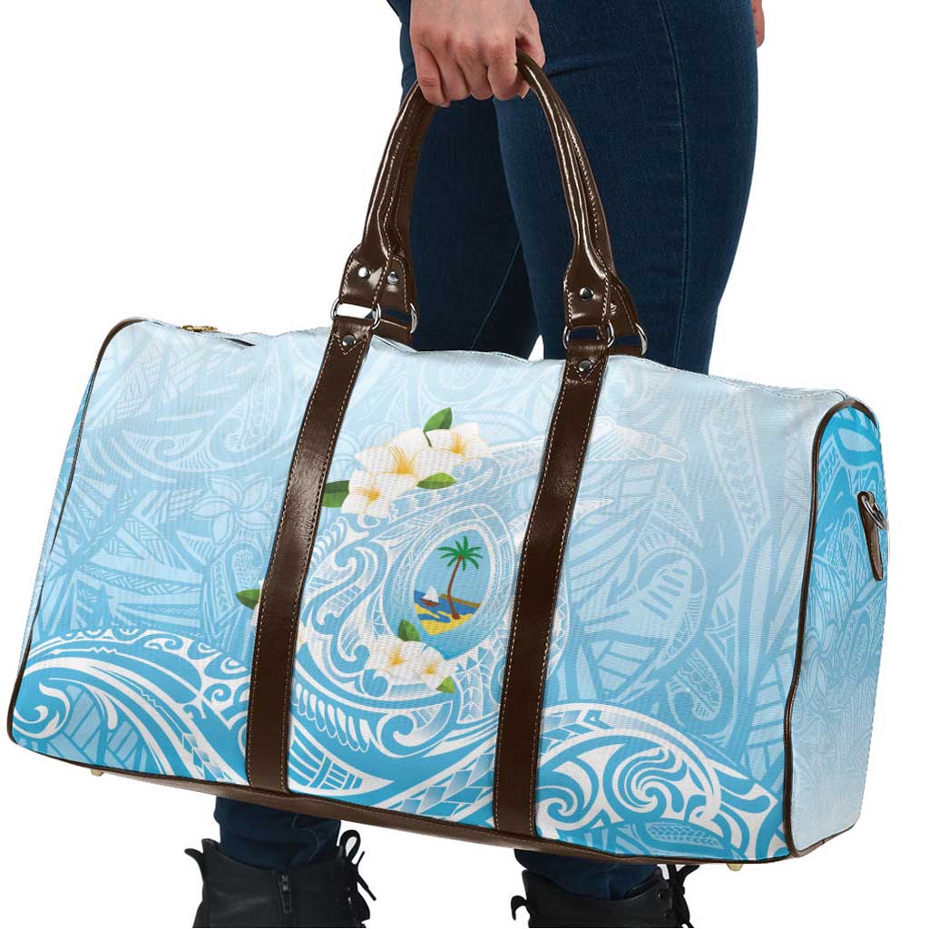 Guam Fishhook Mix Guasali Flowers Travel Bag Dreaming Turquoise