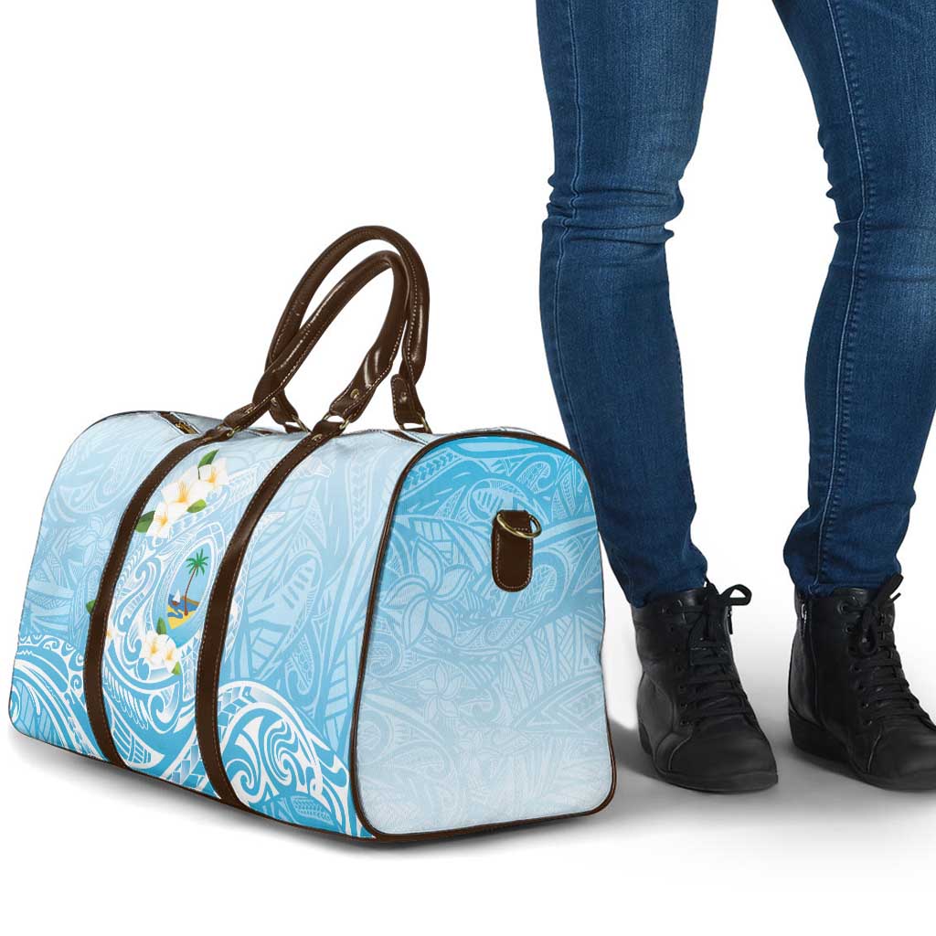 Guam Fishhook Mix Guasali Flowers Travel Bag Dreaming Turquoise