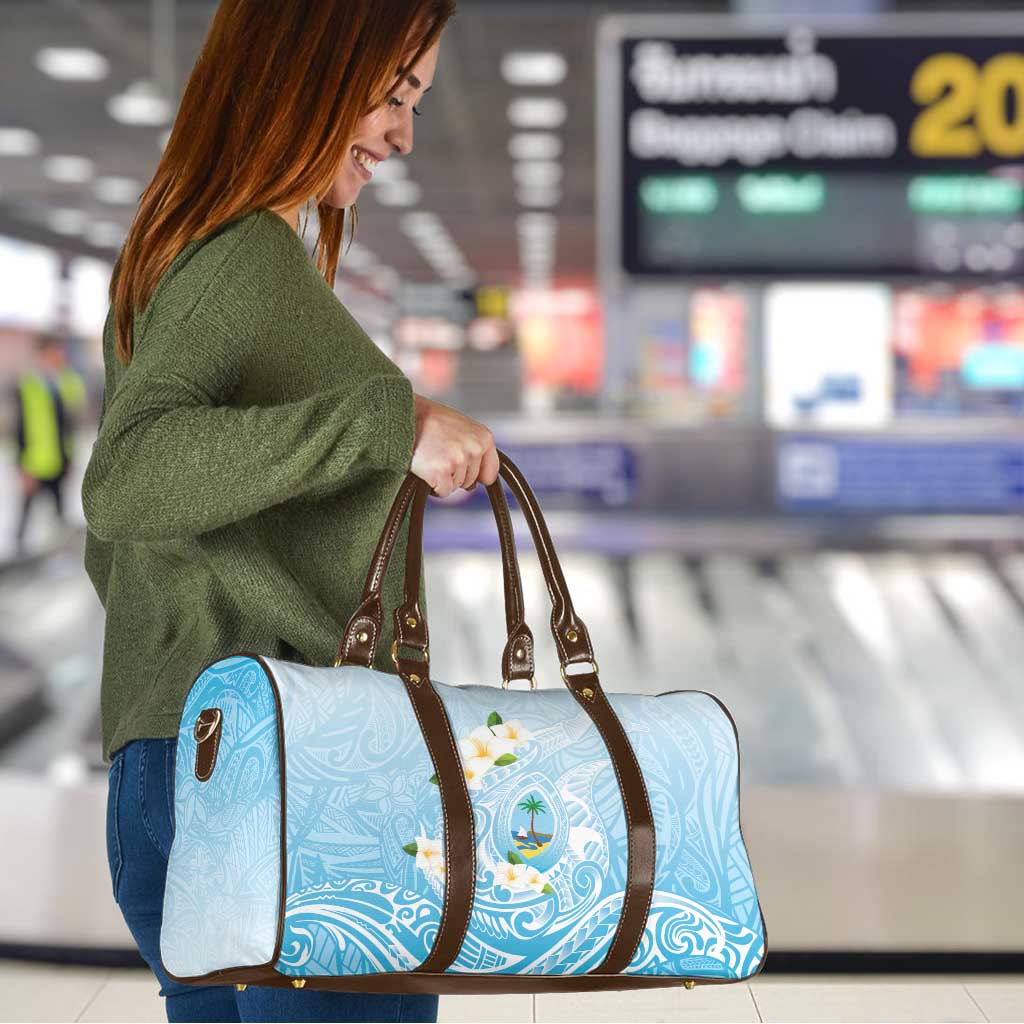 Guam Fishhook Mix Guasali Flowers Travel Bag Dreaming Turquoise
