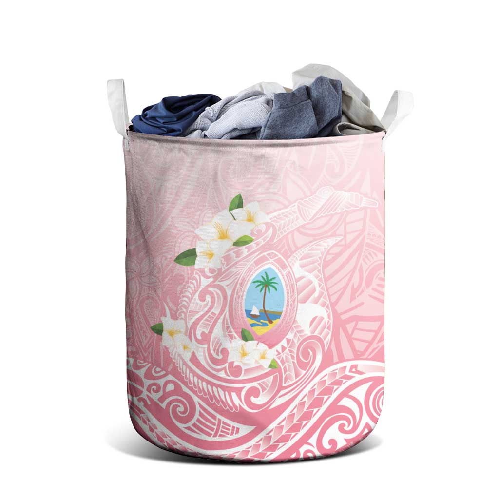Guam Fishhook Mix Guasali Flowers Laundry Basket Dreaming Coral LT7 - Polynesian Pride