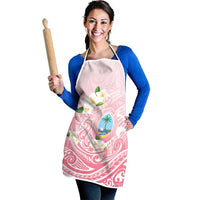 Guam Fishhook Mix Guasali Flowers Apron Dreaming Coral LT7 - Polynesian Pride