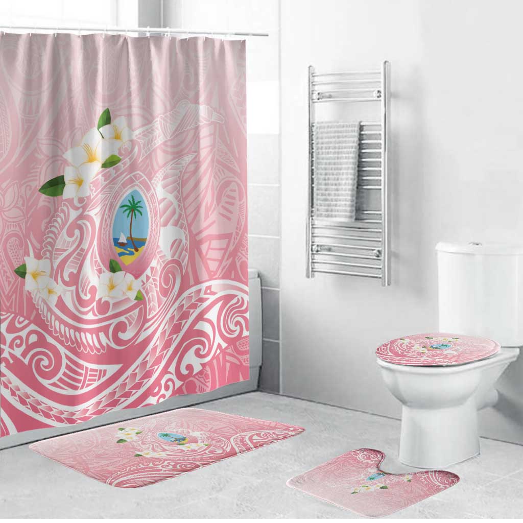 Guam Fishhook Mix Guasali Flowers Bathroom Set Dreaming Coral