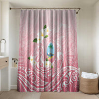 Guam Fishhook Mix Guasali Flowers Bathroom Set Dreaming Coral