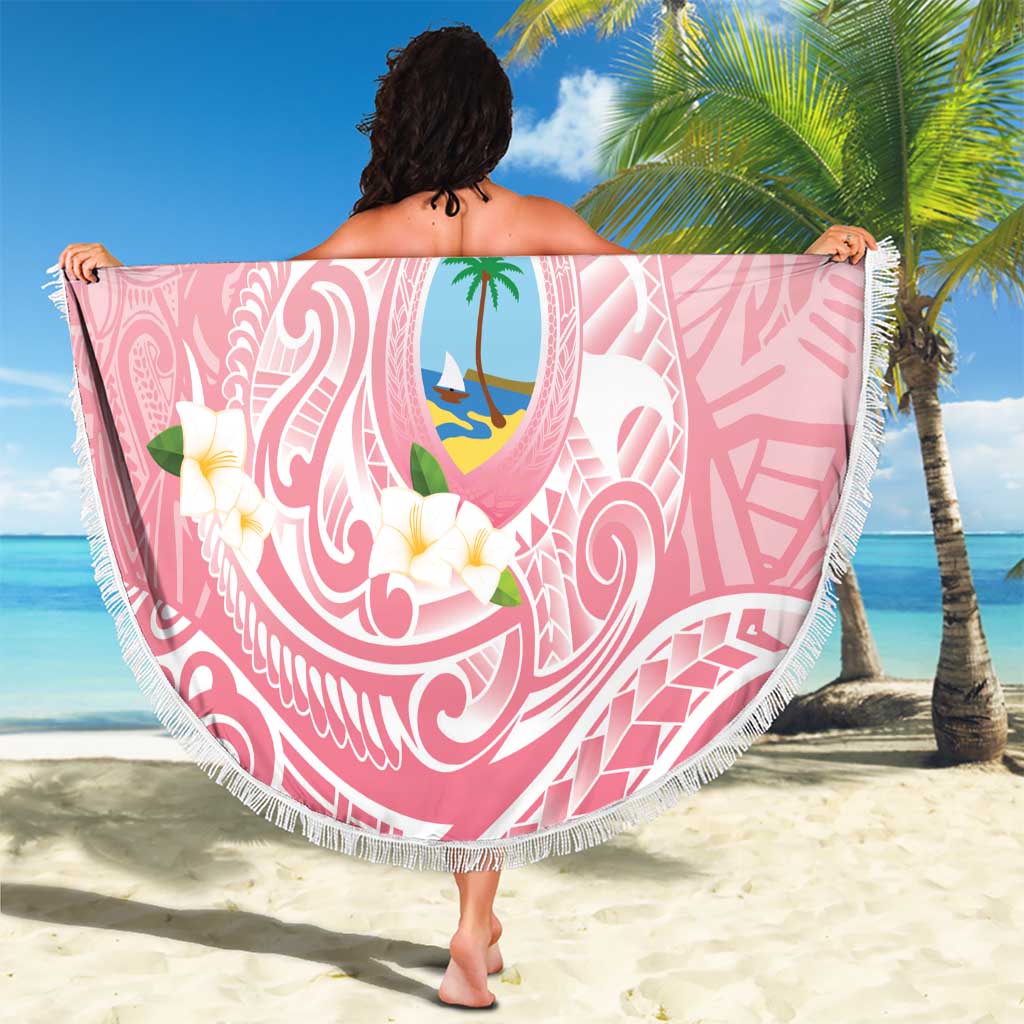 Guam Fishhook Mix Guasali Flowers Beach Blanket Dreaming Coral LT7 - Polynesian Pride