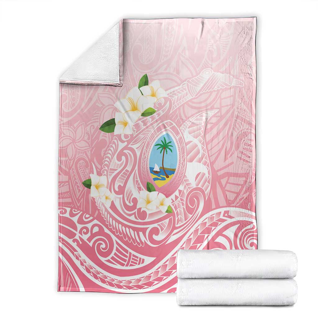Guam Fishhook Mix Guasali Flowers Blanket Dreaming Coral LT7 - Polynesian Pride