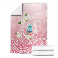 Guam Fishhook Mix Guasali Flowers Blanket Dreaming Coral LT7 - Polynesian Pride