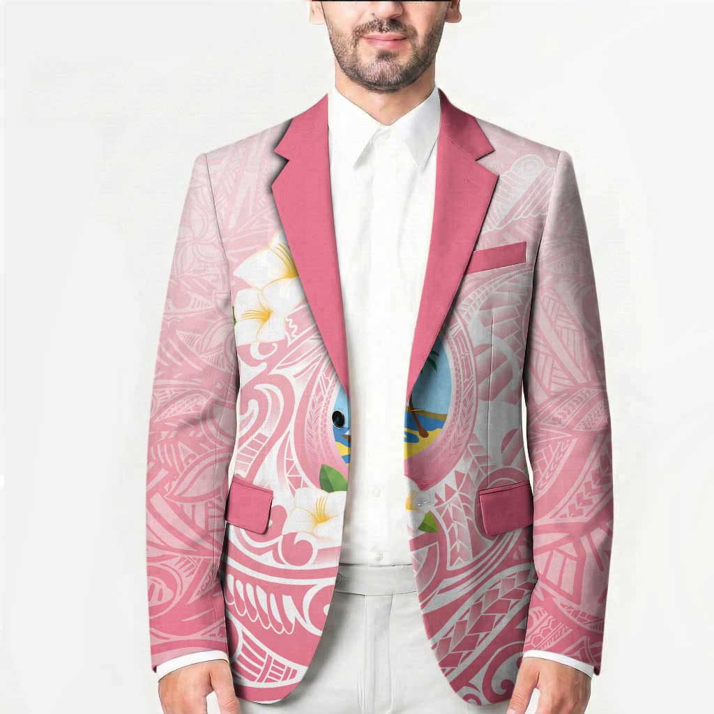 Guam Fishhook Mix Guasali Flowers Blazer Dreaming Coral LT7 - Polynesian Pride