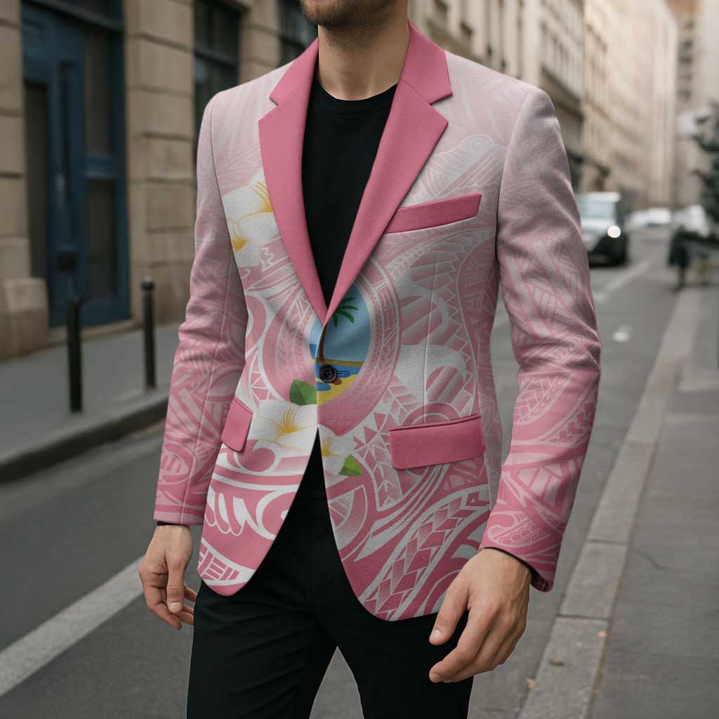 Guam Fishhook Mix Guasali Flowers Blazer Dreaming Coral LT7 - Polynesian Pride