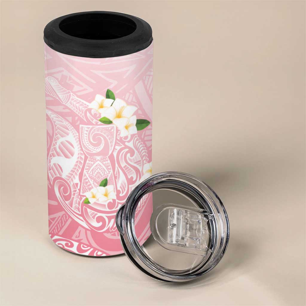 Guam Fishhook Mix Guasali Flowers 4 in 1 Can Cooler Tumbler Dreaming Coral LT7 - Polynesian Pride