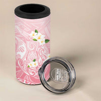 Guam Fishhook Mix Guasali Flowers 4 in 1 Can Cooler Tumbler Dreaming Coral LT7 - Polynesian Pride