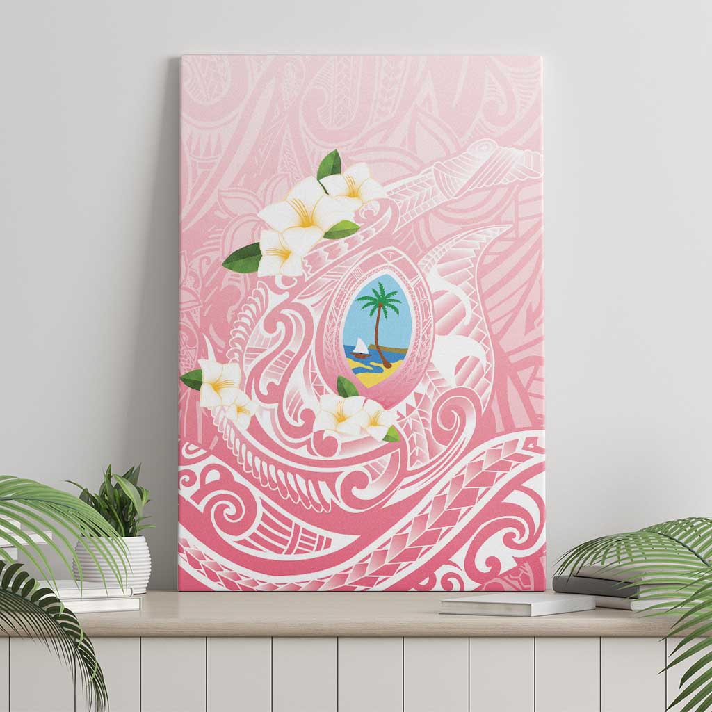 Guam Fishhook Mix Guasali Flowers Canvas Wall Art Dreaming Coral LT7 - Polynesian Pride