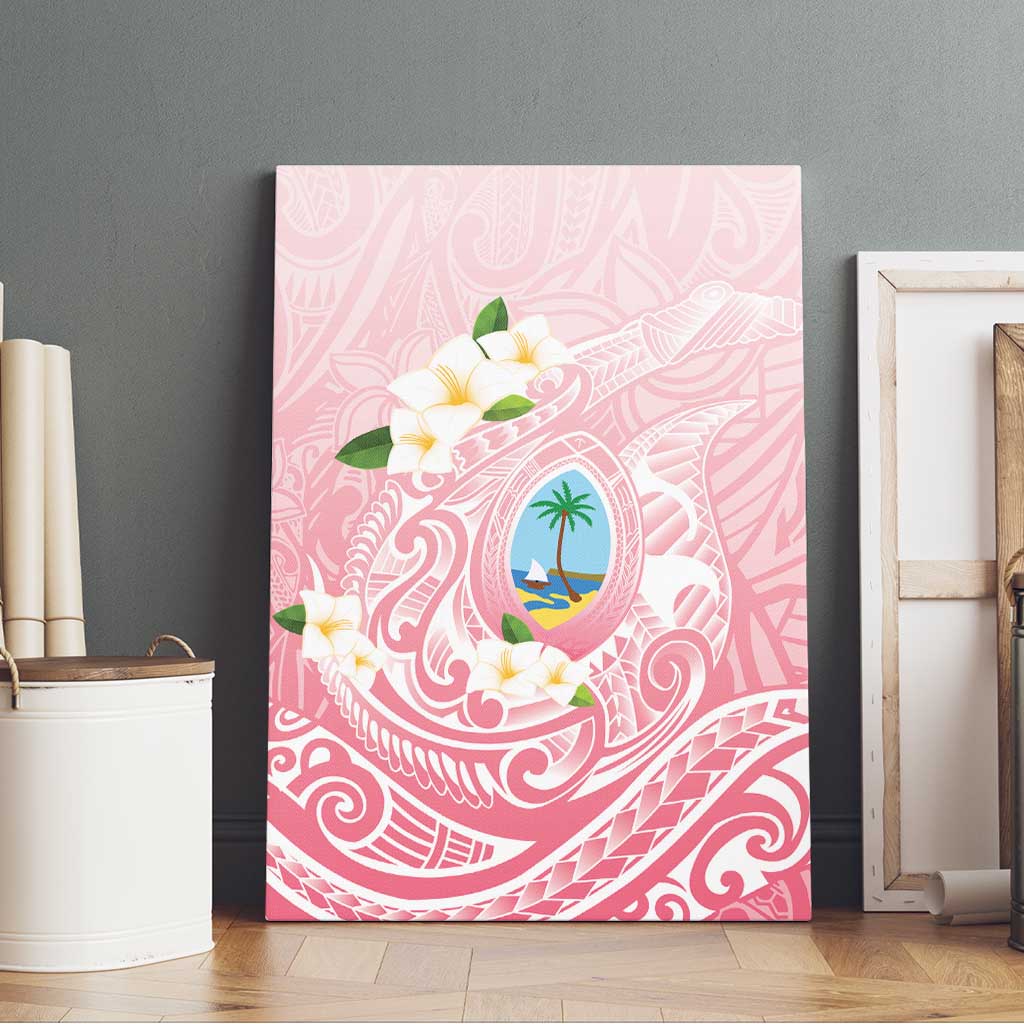 Guam Fishhook Mix Guasali Flowers Canvas Wall Art Dreaming Coral LT7 - Polynesian Pride