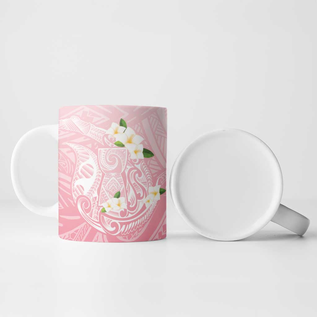 Guam Fishhook Mix Guasali Flowers Ceramic Mug Dreaming Coral LT7 - Polynesian Pride