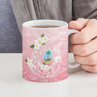 Guam Fishhook Mix Guasali Flowers Ceramic Mug Dreaming Coral LT7 - Polynesian Pride