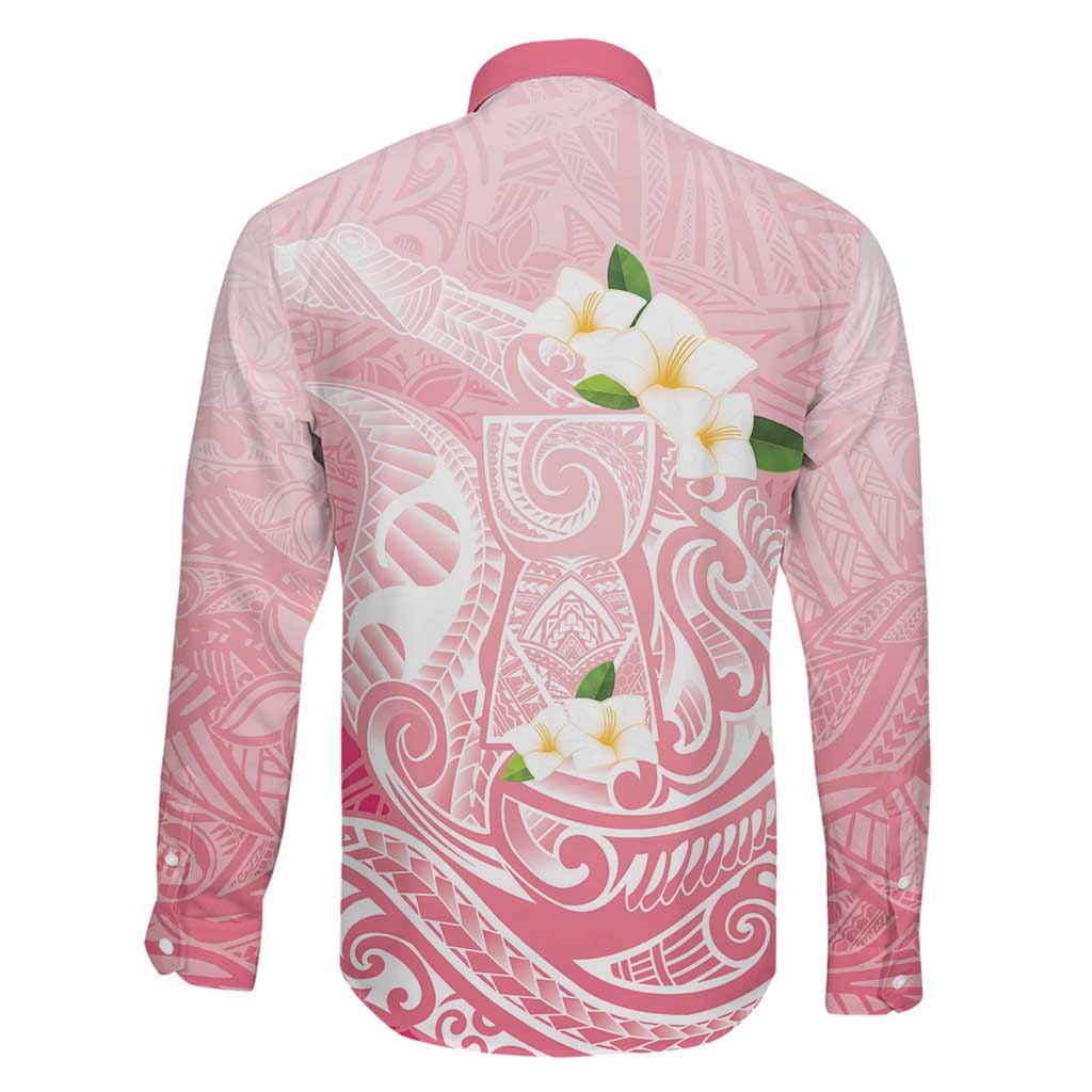 Guam Fishhook Mix Guasali Flowers Family Matching Off The Shoulder Long Sleeve Dress and Hawaiian Shirt Dreaming Coral