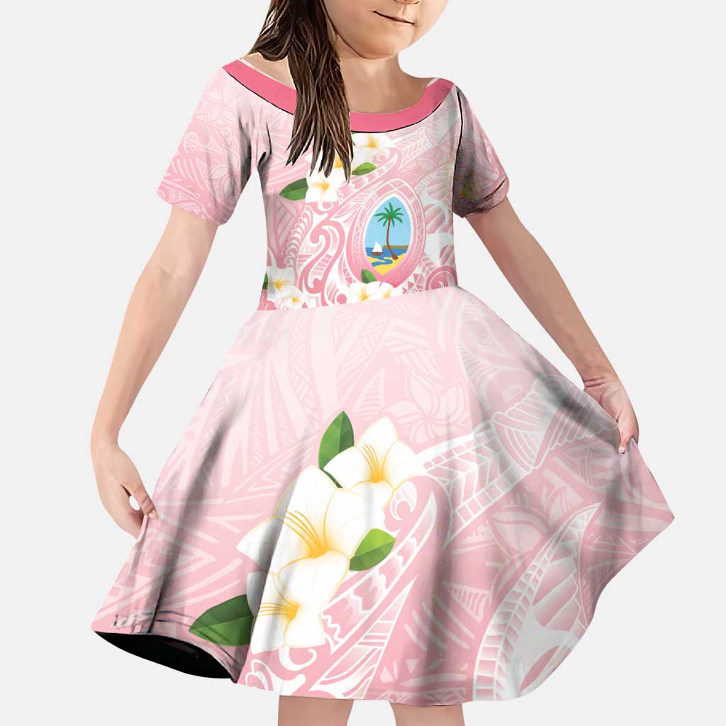 Guam Fishhook Mix Guasali Flowers Family Matching Puletasi and Hawaiian Shirt Dreaming Coral