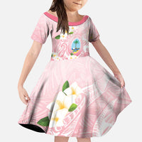 Guam Fishhook Mix Guasali Flowers Family Matching Tank Maxi Dress and Hawaiian Shirt Dreaming Coral