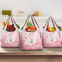 Guam Fishhook Mix Guasali Flowers Grocery Bag Dreaming Coral