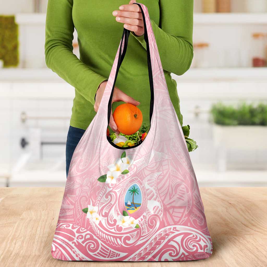 Guam Fishhook Mix Guasali Flowers Grocery Bag Dreaming Coral