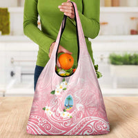 Guam Fishhook Mix Guasali Flowers Grocery Bag Dreaming Coral