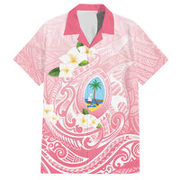 Guam Fishhook Mix Guasali Flowers Hawaiian Shirt Dreaming Coral LT7 Pink - Polynesian Pride