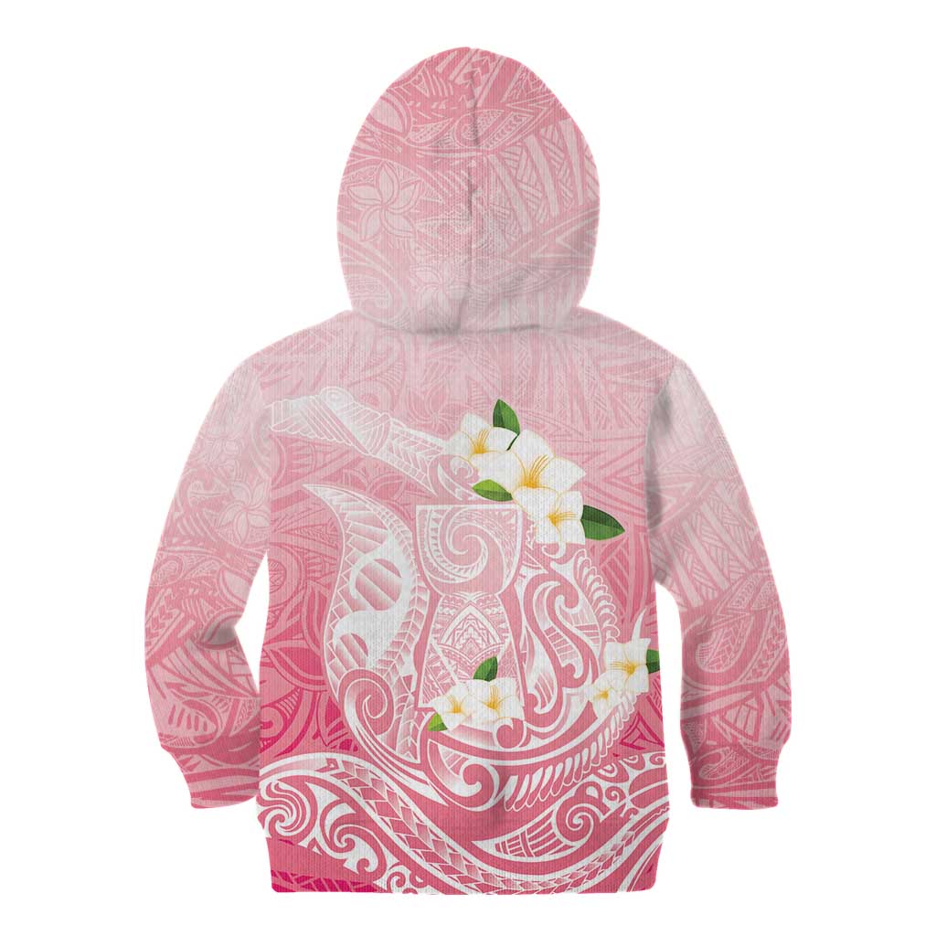 Guam Fishhook Mix Guasali Flowers Kid Hoodie Dreaming Coral LT7 - Polynesian Pride
