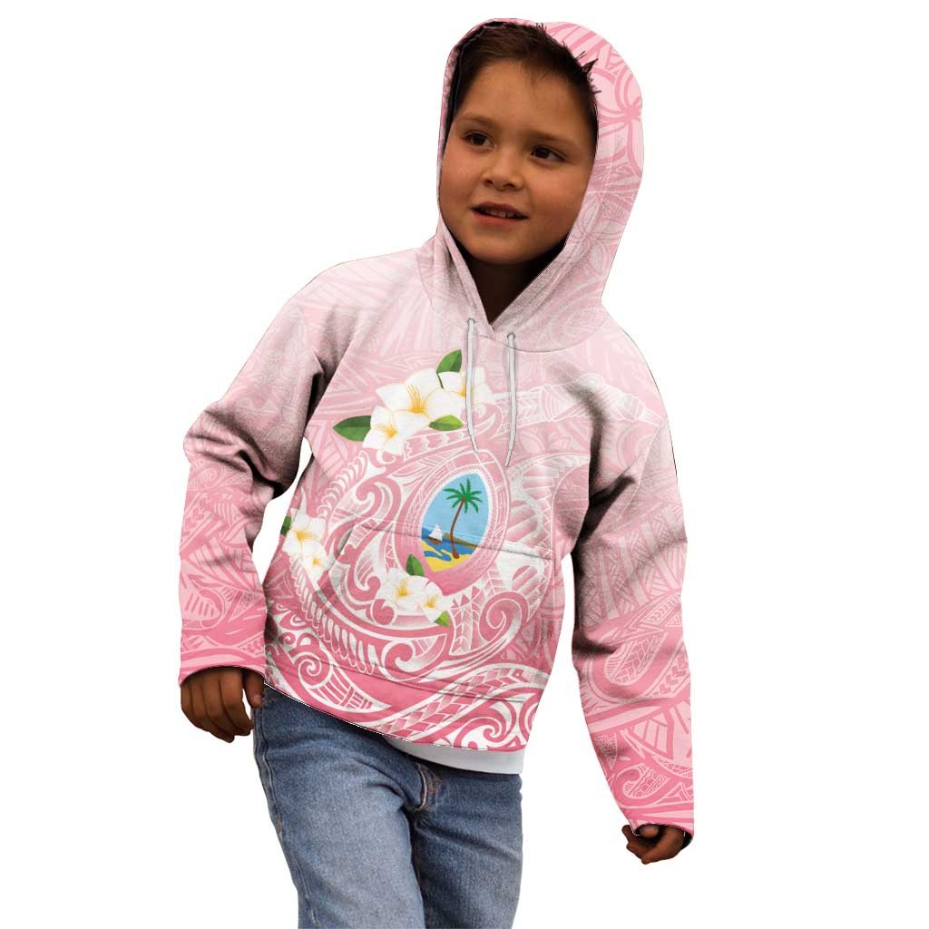 Guam Fishhook Mix Guasali Flowers Kid Hoodie Dreaming Coral LT7 - Polynesian Pride