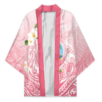 Guam Fishhook Mix Guasali Flowers Kimono Dreaming Coral LT7 Unisex Pink - Polynesian Pride