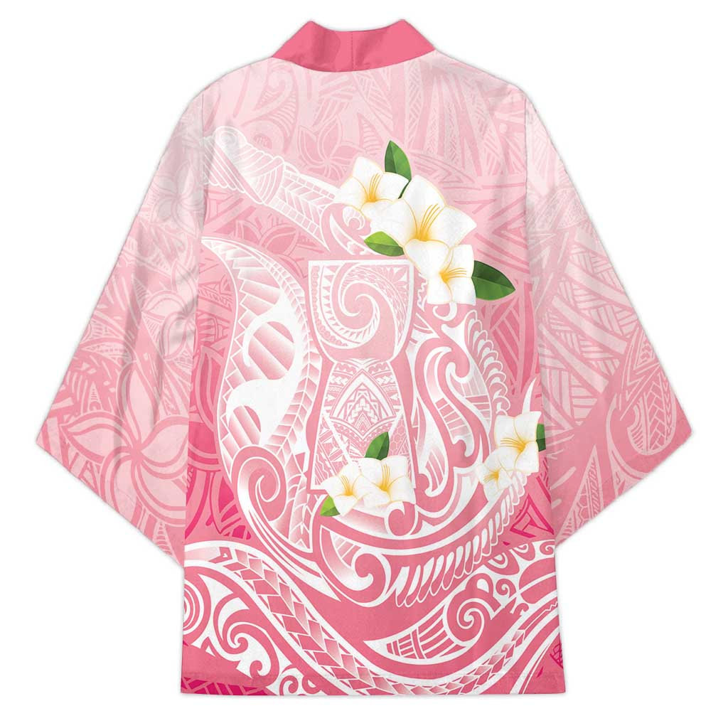 Guam Fishhook Mix Guasali Flowers Kimono Dreaming Coral LT7 - Polynesian Pride