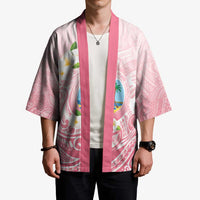 Guam Fishhook Mix Guasali Flowers Kimono Dreaming Coral LT7 - Polynesian Pride