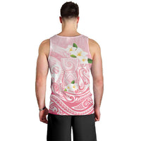 Guam Fishhook Mix Guasali Flowers Men Tank Top Dreaming Coral LT7 - Polynesian Pride