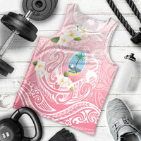 Guam Fishhook Mix Guasali Flowers Men Tank Top Dreaming Coral LT7 - Polynesian Pride