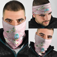 Guam Fishhook Mix Guasali Flowers Neck Gaiter Dreaming Coral LT7 - Polynesian Pride