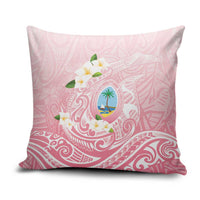 Guam Fishhook Mix Guasali Flowers Pillow Cover Dreaming Coral LT7 Pink - Polynesian Pride