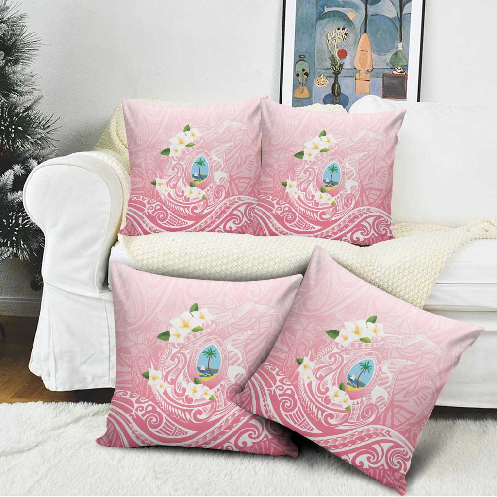 Guam Fishhook Mix Guasali Flowers Pillow Cover Dreaming Coral LT7 - Polynesian Pride