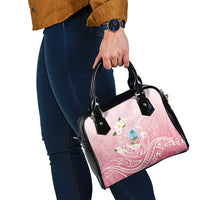 Guam Fishhook Mix Guasali Flowers Shoulder Handbag Dreaming Coral LT7 - Polynesian Pride