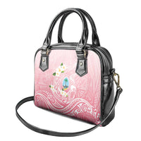 Guam Fishhook Mix Guasali Flowers Shoulder Handbag Dreaming Coral LT7 - Polynesian Pride
