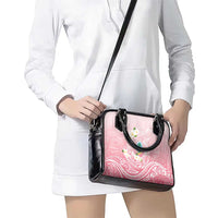 Guam Fishhook Mix Guasali Flowers Shoulder Handbag Dreaming Coral LT7 - Polynesian Pride