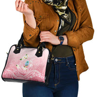 Guam Fishhook Mix Guasali Flowers Shoulder Handbag Dreaming Coral LT7 - Polynesian Pride