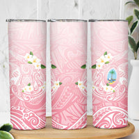 Guam Fishhook Mix Guasali Flowers Skinny Tumbler Dreaming Coral LT7 - Polynesian Pride