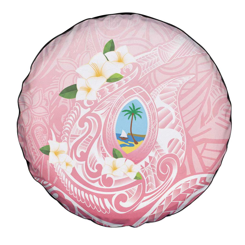 Guam Fishhook Mix Guasali Flowers Spare Tire Cover Dreaming Coral LT7 - Polynesian Pride
