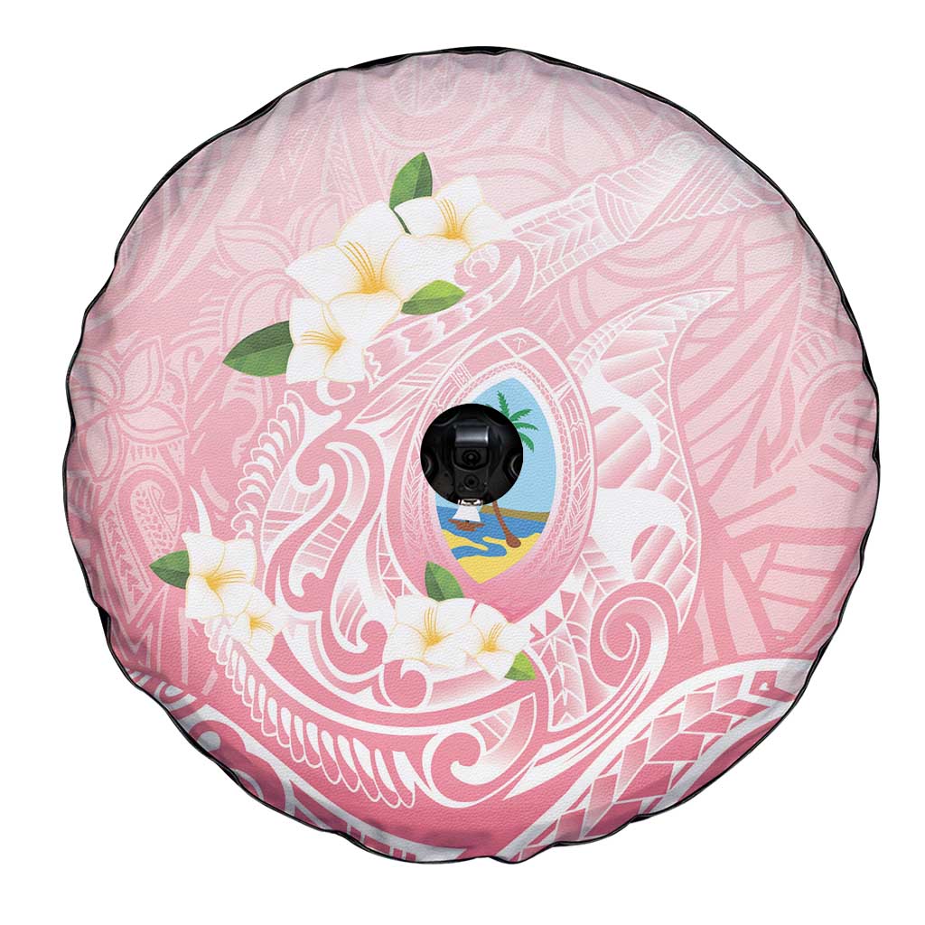 Guam Fishhook Mix Guasali Flowers Spare Tire Cover Dreaming Coral LT7 - Polynesian Pride