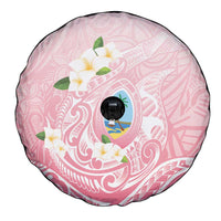 Guam Fishhook Mix Guasali Flowers Spare Tire Cover Dreaming Coral LT7 - Polynesian Pride