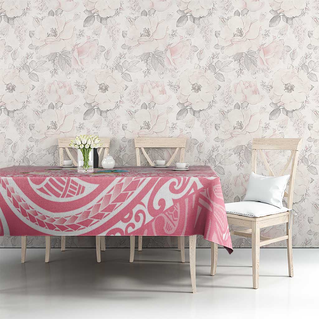 Guam Fishhook Mix Guasali Flowers Tablecloth Dreaming Coral LT7 - Polynesian Pride