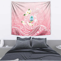 Guam Fishhook Mix Guasali Flowers Tapestry Dreaming Coral LT7 - Polynesian Pride