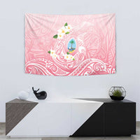 Guam Fishhook Mix Guasali Flowers Tapestry Dreaming Coral LT7 - Polynesian Pride